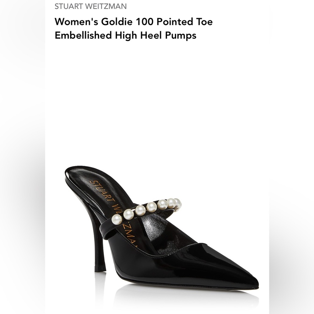 GENTLY Worn Stuart Weitzman Goldie Heel